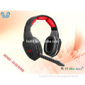 Good quality gaming wireless headphone with dongle decoder for 2.4G wireless connection